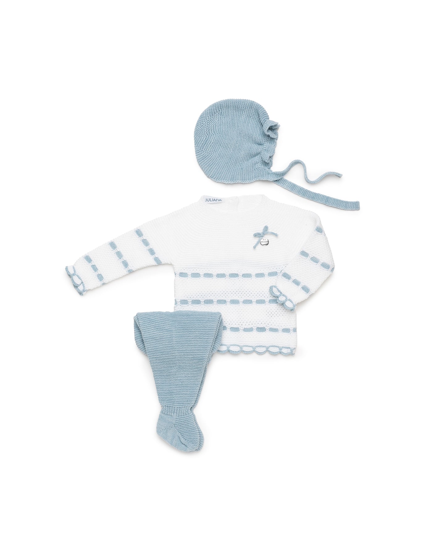 Conjunto 26561 Blanco Azul 3 Piezas