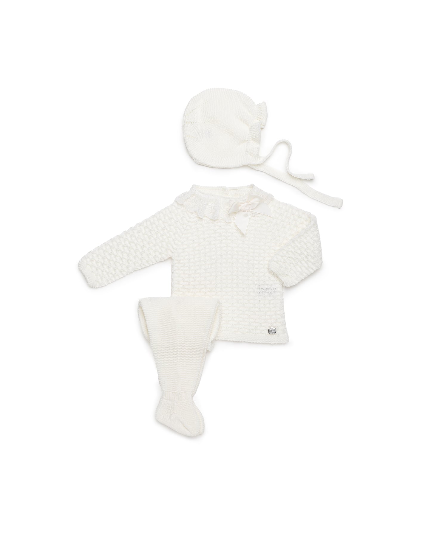 Conjunto 26566 Crudo Puntilla 3 Piezas
