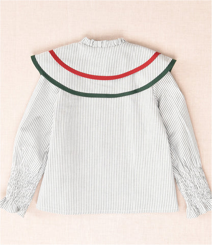 Conjunto Peto Rayas Niña Jose Varon