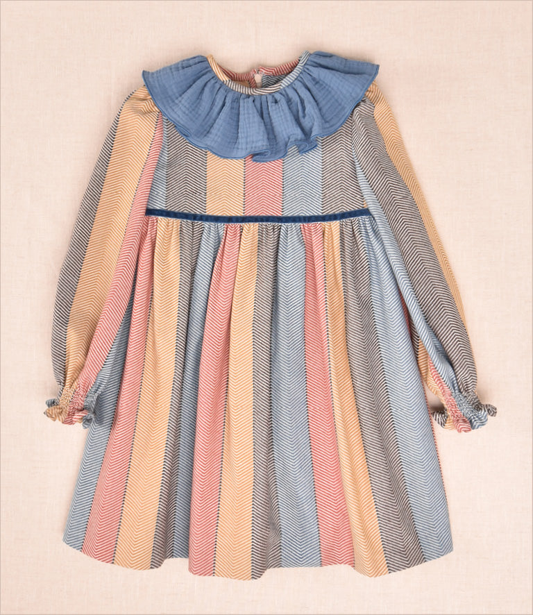 Vestido Espiga Rayas
