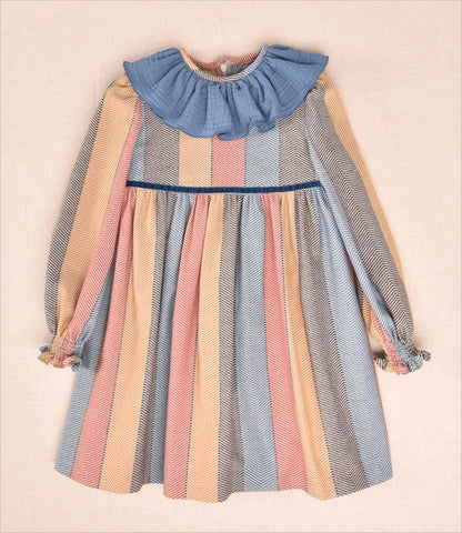 Vestido Espiga Rayas