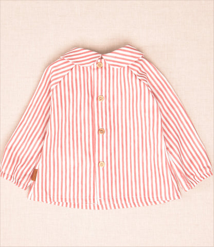 Conjunto Peto Manzanas Rayas Niño