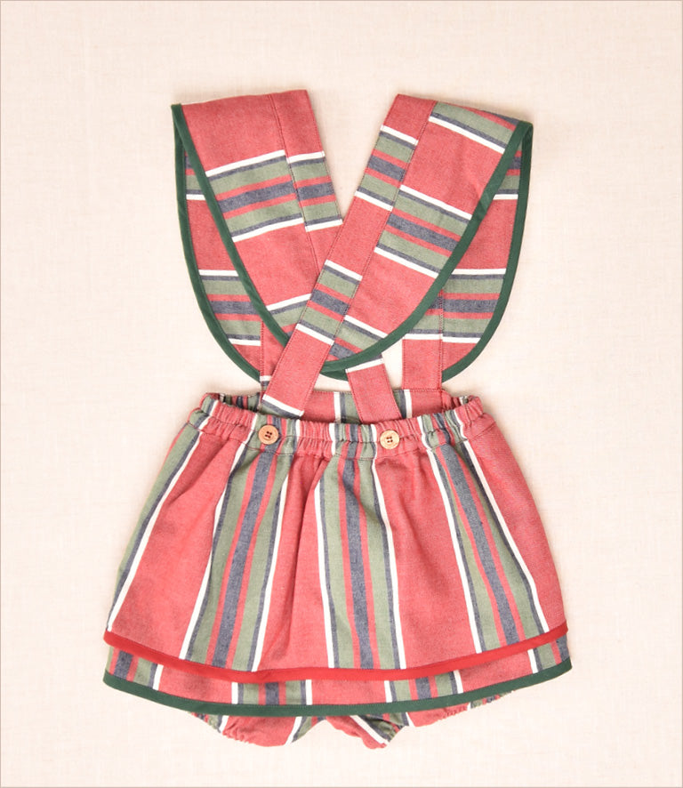 Conjunto Peto Rayas Niña Jose Varon