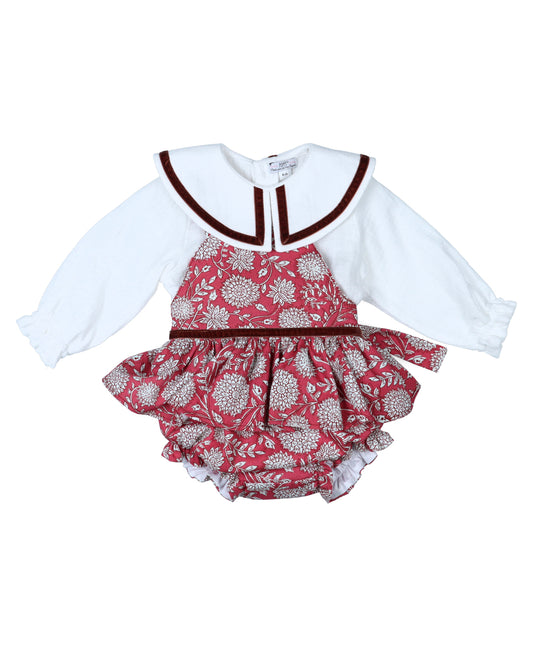 Conjunto Peto Clavel Antiguo
