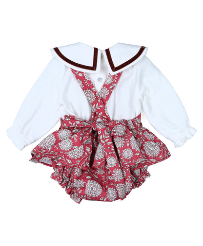 Conjunto Peto Clavel Antiguo