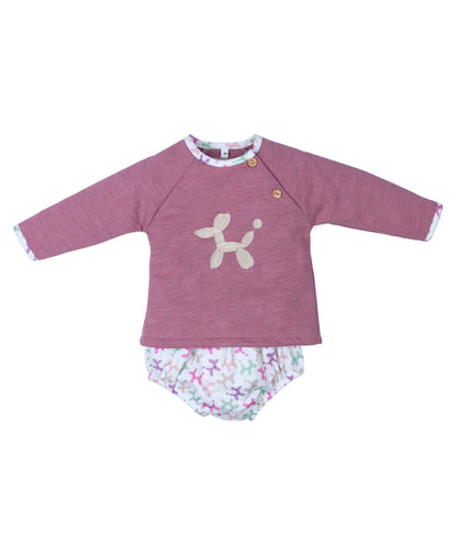 Conjunto Perrito Globos