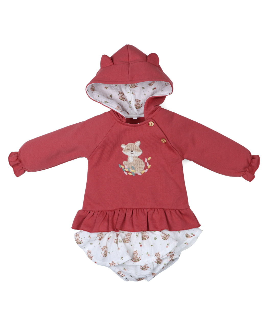 Conjunto Capucha Niña Fox