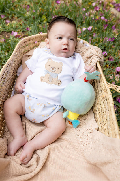 Conjunto Niña Oso Pañuelo