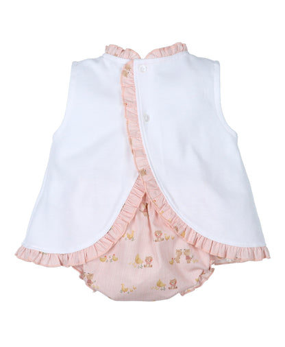 Conjunto Niña Oso Pañuelo