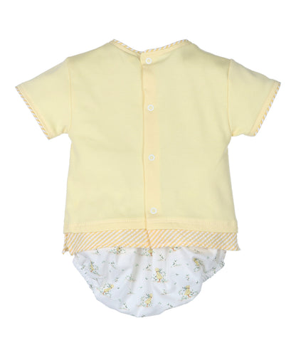 Conjunto Niño Pato Ilustrado
