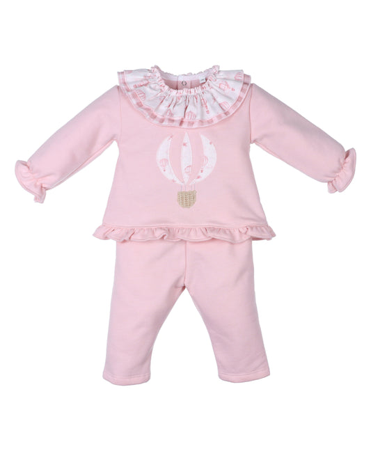 Conjunto Chandal Rosa Globo