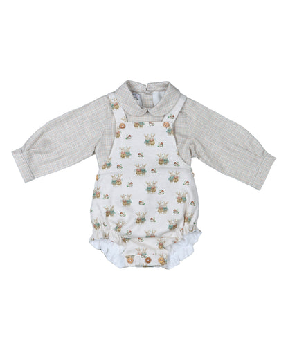 Conjunto Peto Conejitos Duo