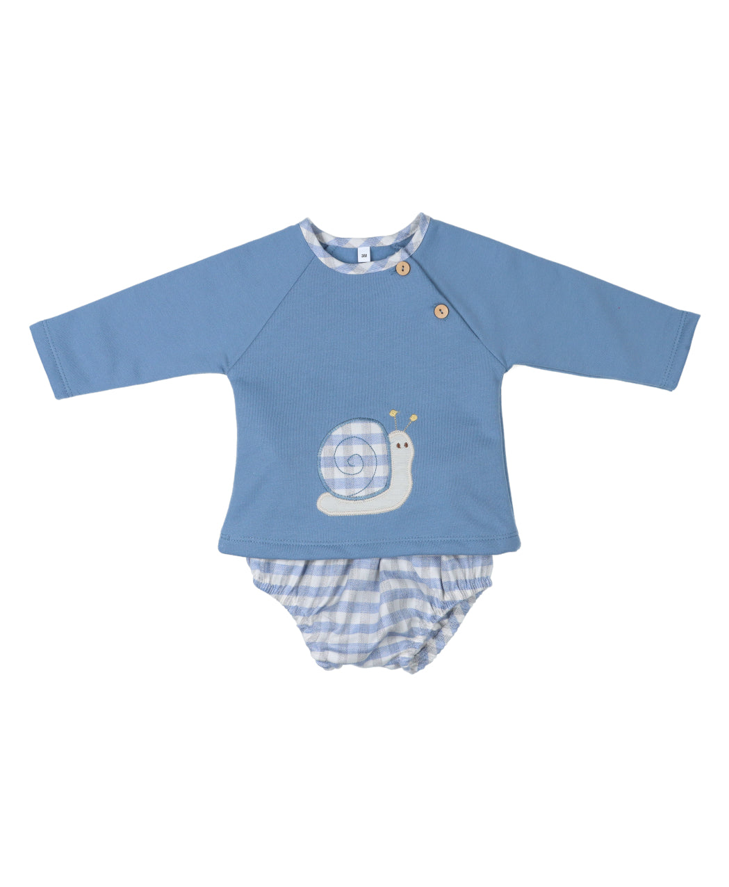 Conjunto Pololo Caracol Azul
