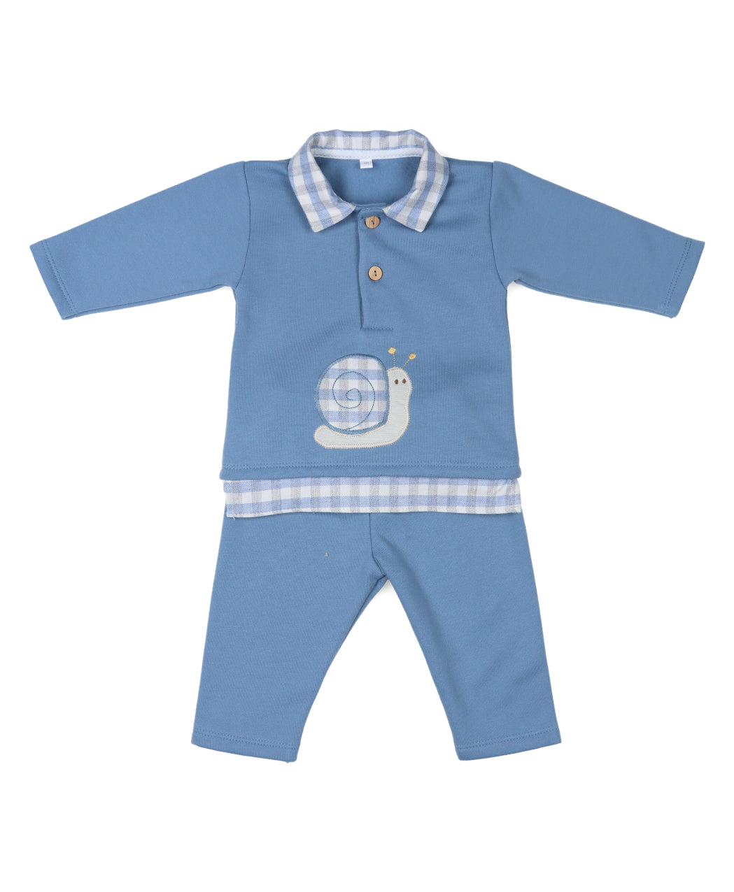 Conjunto Pantalon Caracol Azul
