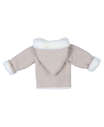 Abrigo de Punto Beige