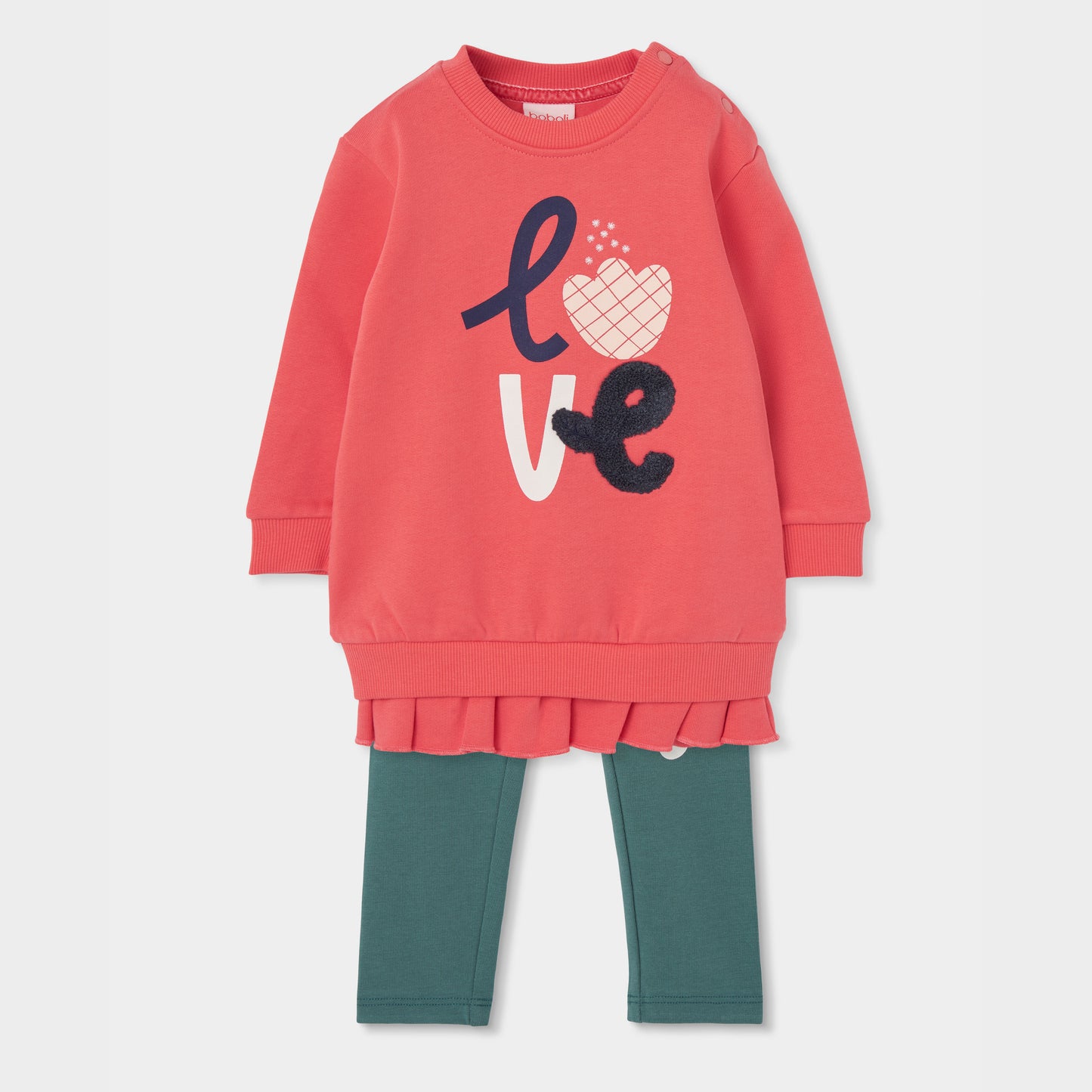 Conjunto Leggins Love Coral