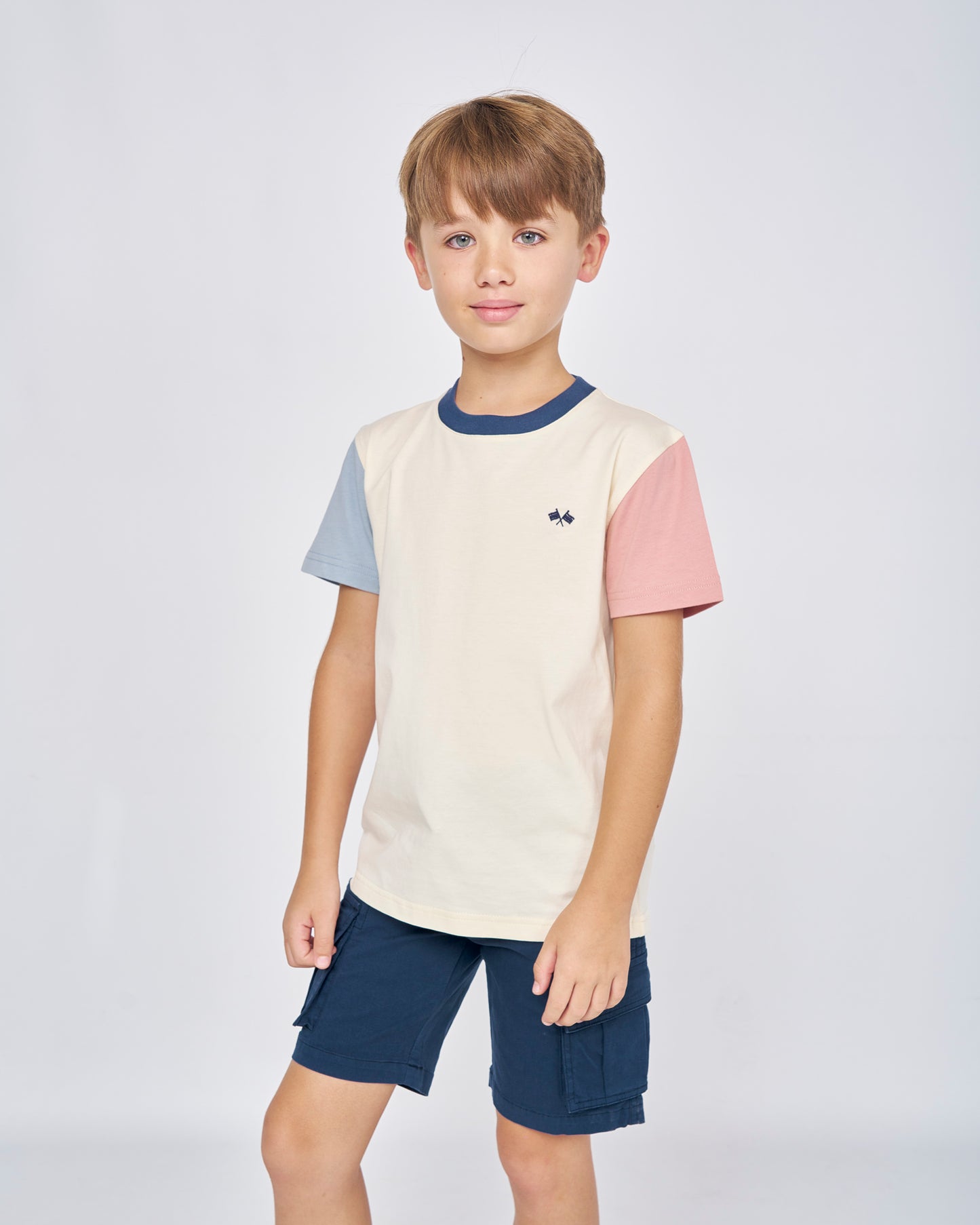 Camiseta Spagnolo Corta Crema