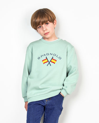 Sudadera Bandera Spagnol Verde
