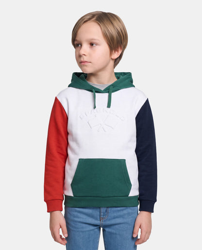 Sudadera Capucha Tricolor Spagnolo | Moda Hombre y Joven | Sonajero Kids