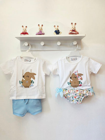 Conjunto Niño Baño Conejo