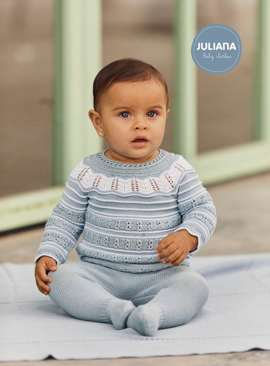 Conjunto Hilo 26059 Azul Pastel