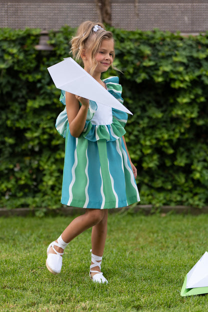Vestido Estampado Oceano