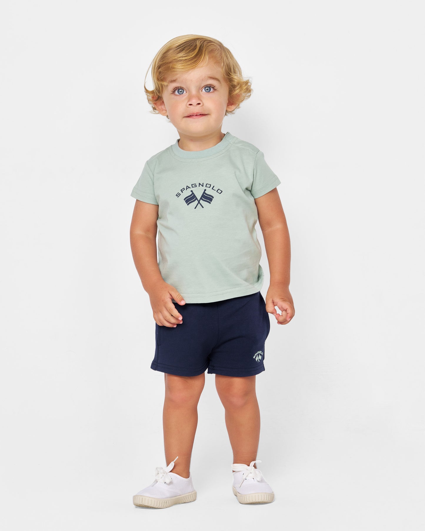 Conjunto Verde Marino Spagnolo