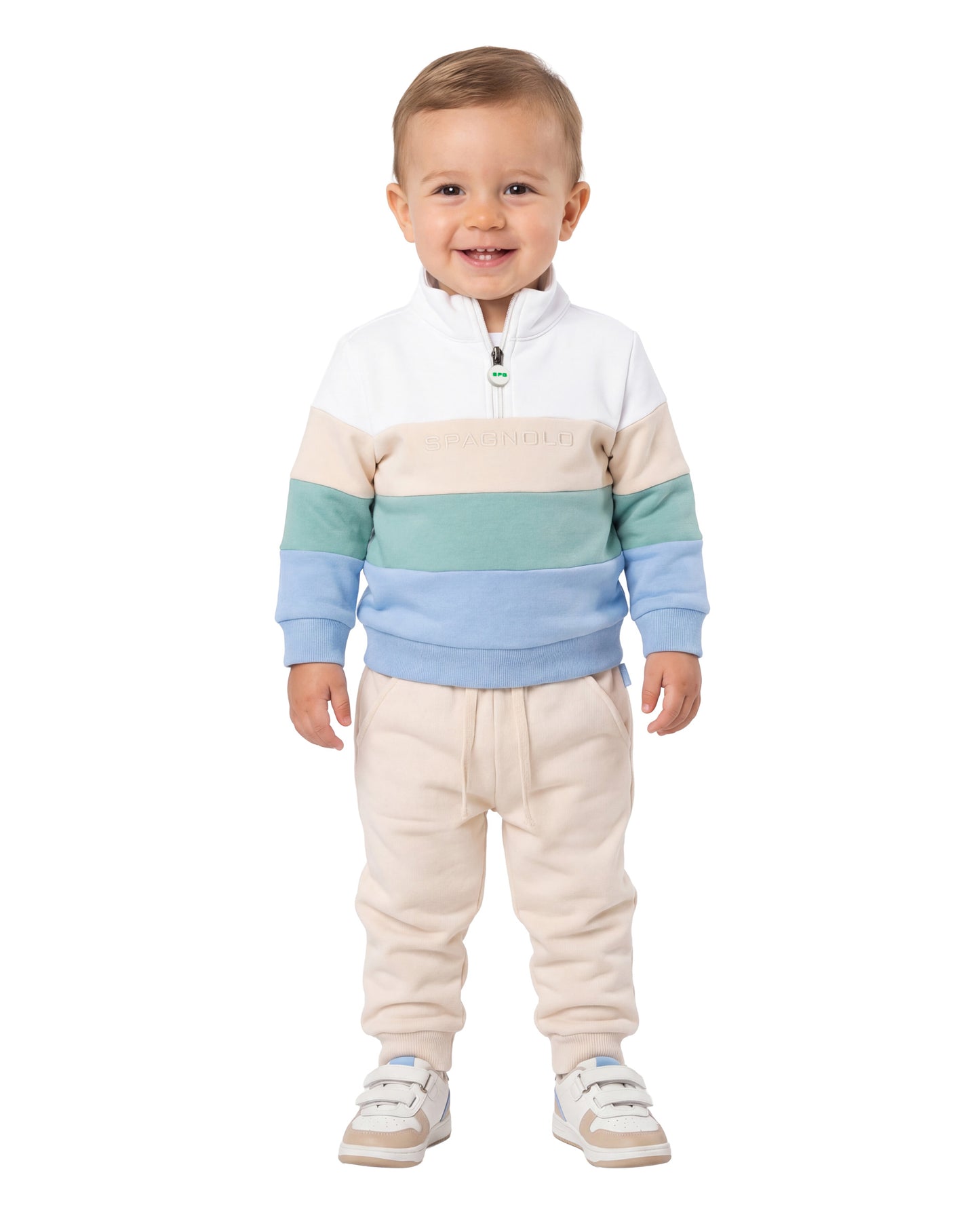 Conjunto Spagnolo Beige Celeste