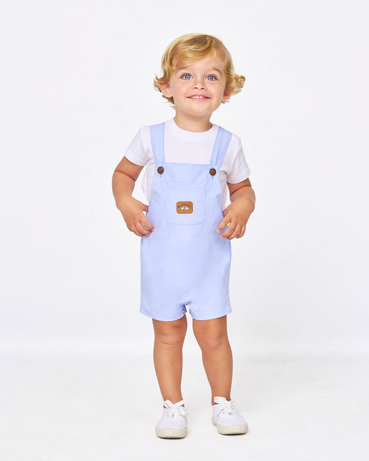 Conjunto Peto Celeste Spagnolo