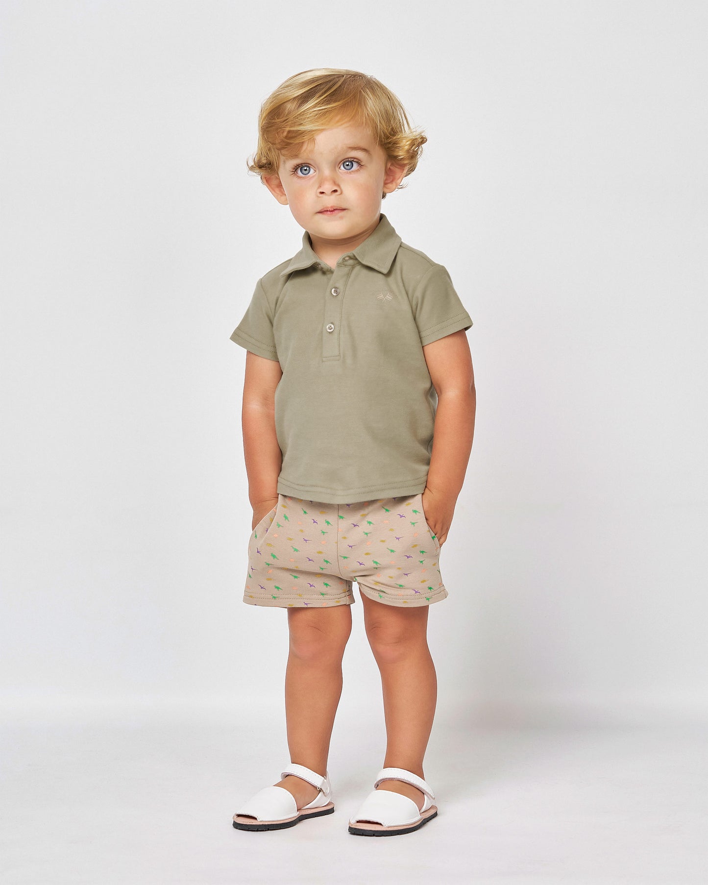 Conjunto Spagnolo Mini Dinos Verde