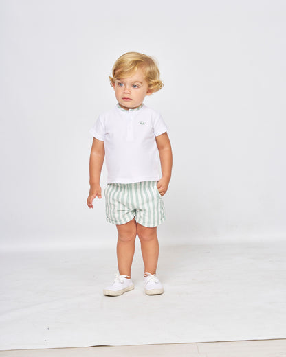 Conjunto Rayas  Spagnolo Verde