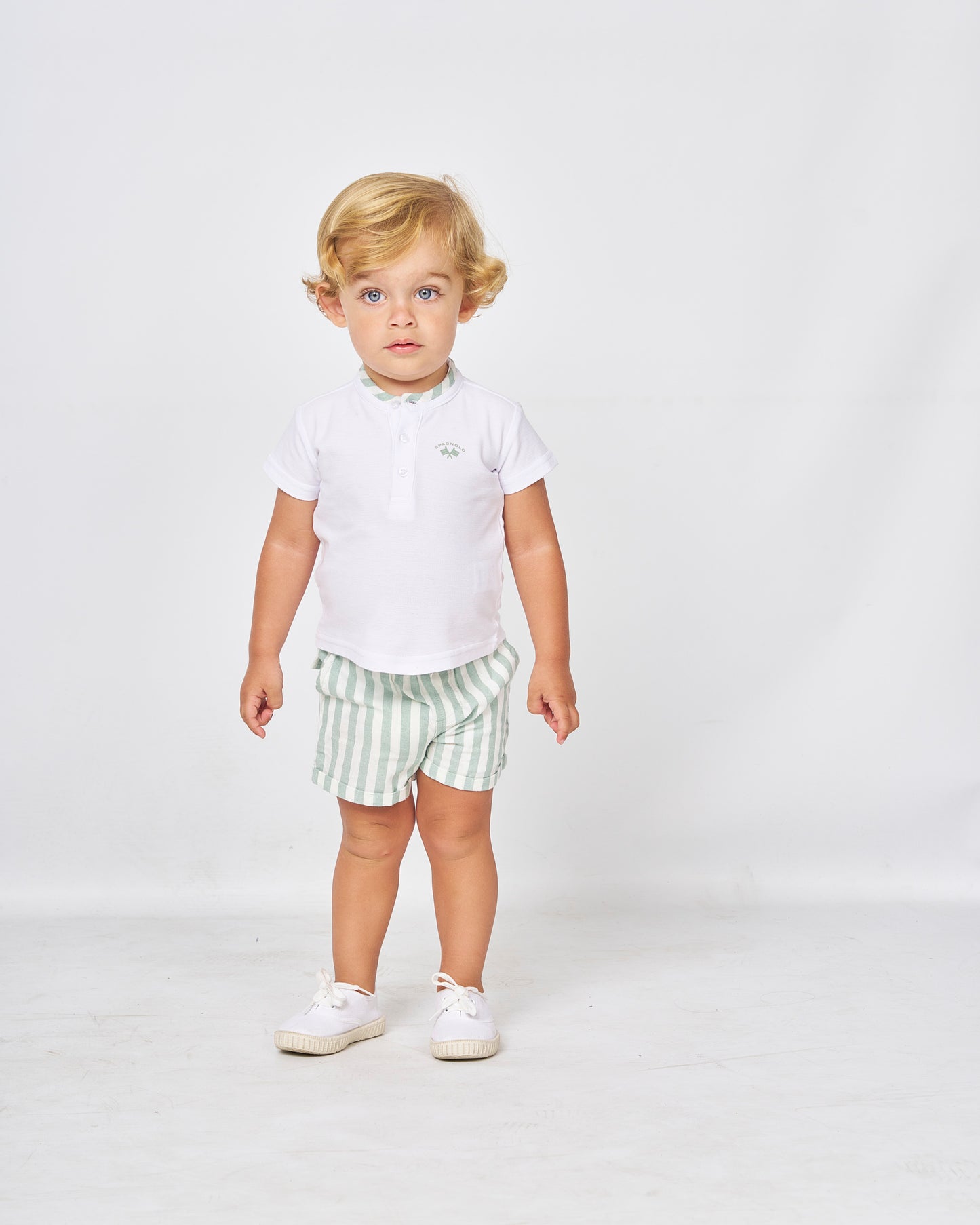 Conjunto Rayas  Spagnolo Verde