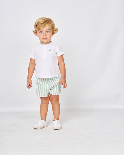 Conjunto Rayas  Spagnolo Verde