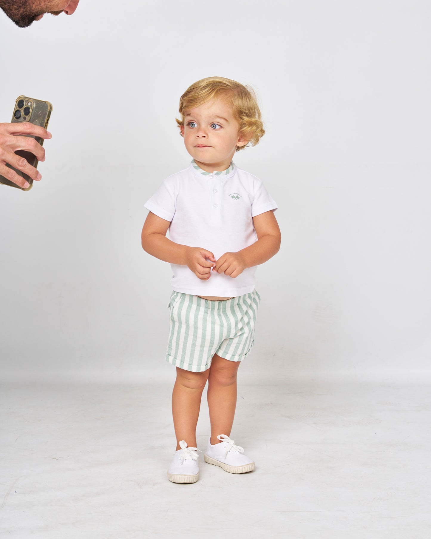 Conjunto Rayas  Spagnolo Verde