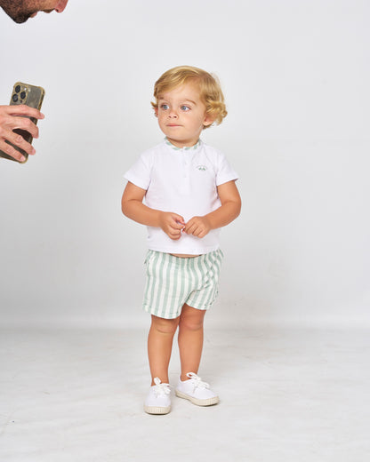 Conjunto Rayas  Spagnolo Verde