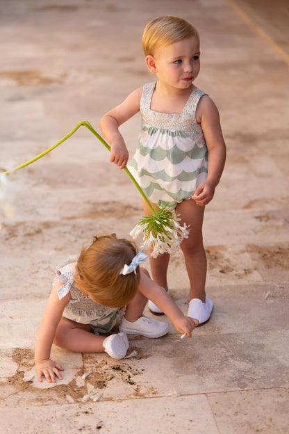 Peto Niña Onda Floral