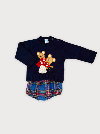 Conjunto Punto Niño Seta Ratones