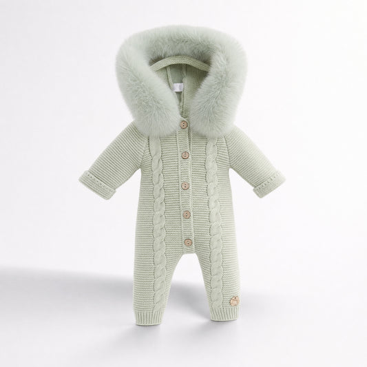 Buzo de Punto Pangasa Baby Arena con Pelo | Sonajero Kids