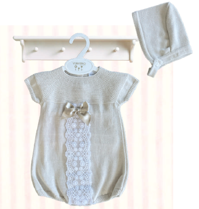 Conjunto Hilo Crema Valentina