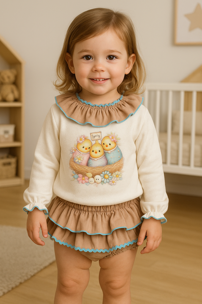 Conjunto Cesta Pollitos