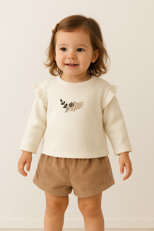 Conjunto Short Pana Camel