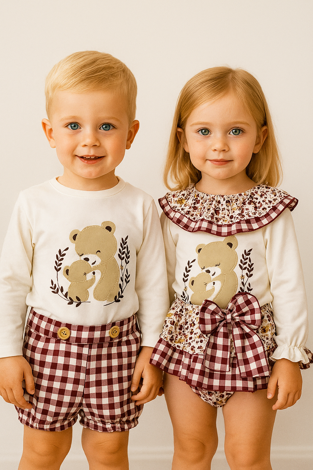 Conjunto Niño Osos Abrazos