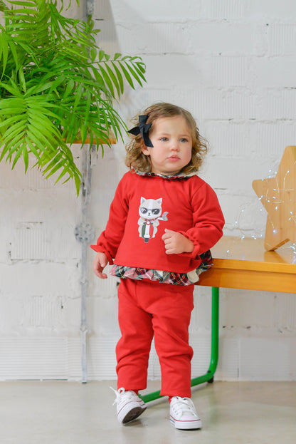 Conjunto Niña Gato Vespa