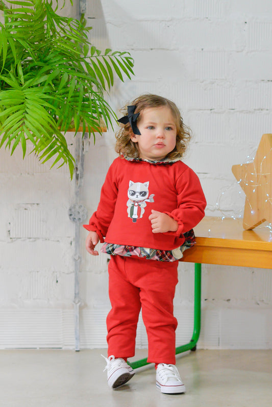 Conjunto Niña Gato Vespa