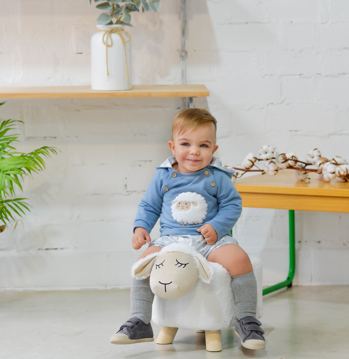 Conjunto Niño Ovejita Pololo