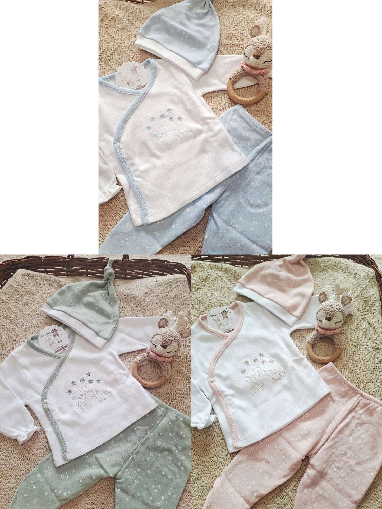 Conjunto 3 Piezas Bamby