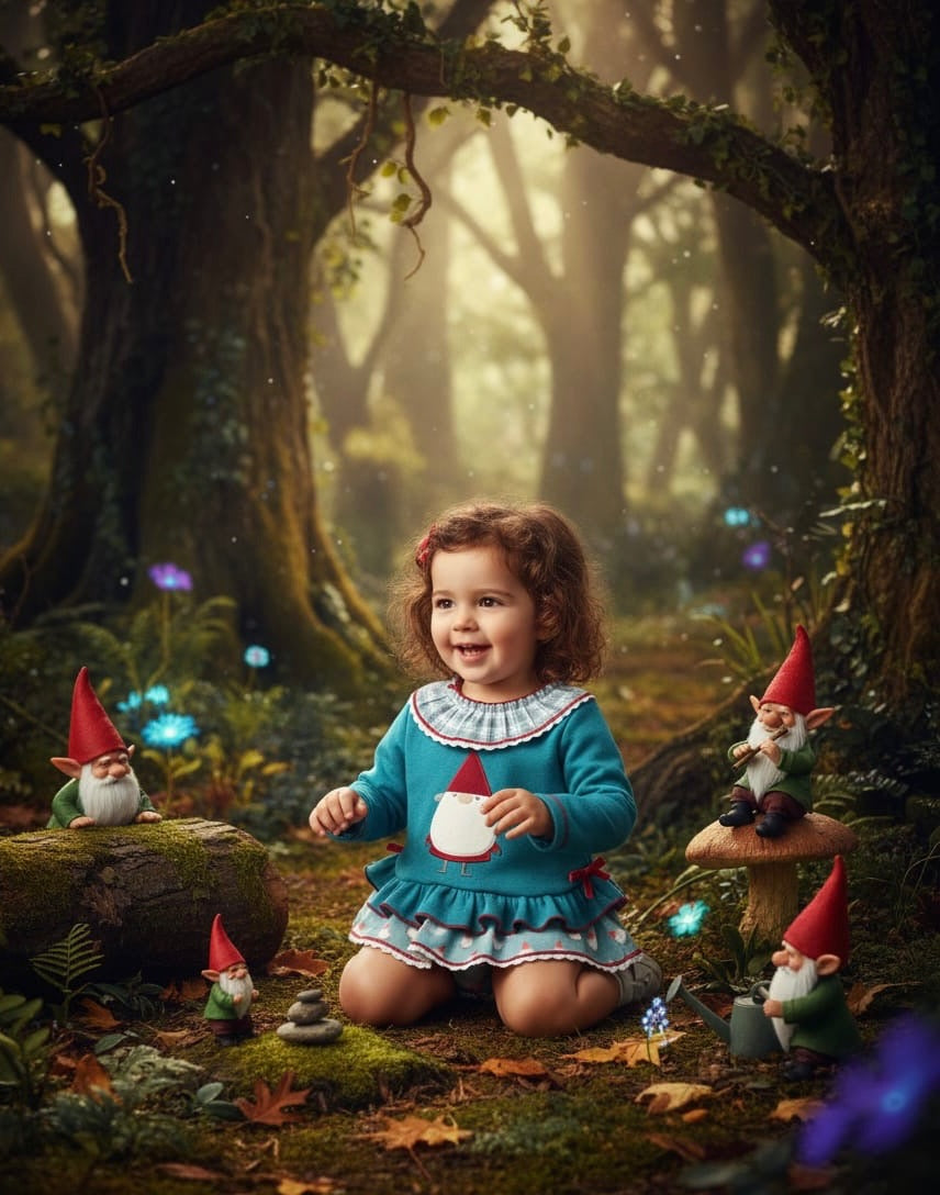 Conjunto Bebé Gnomo de Bosque | Sonajero Kids
