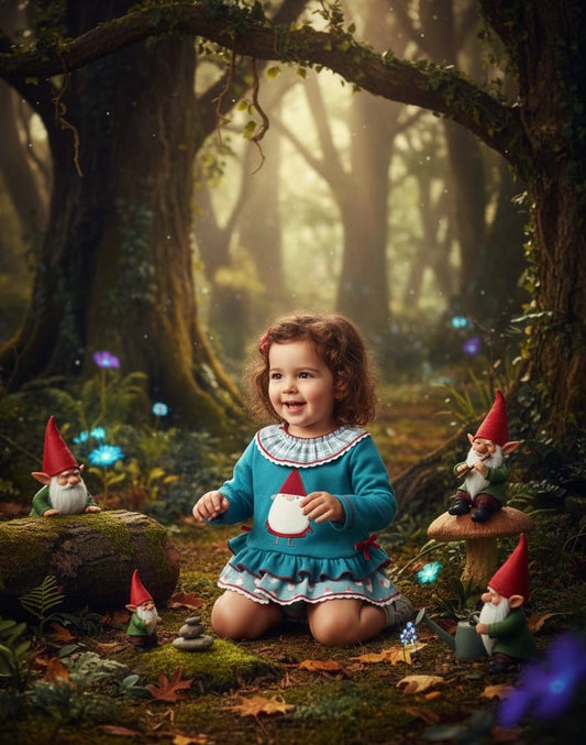 Conjunto Bebé Gnomo de Bosque | Sonajero Kids