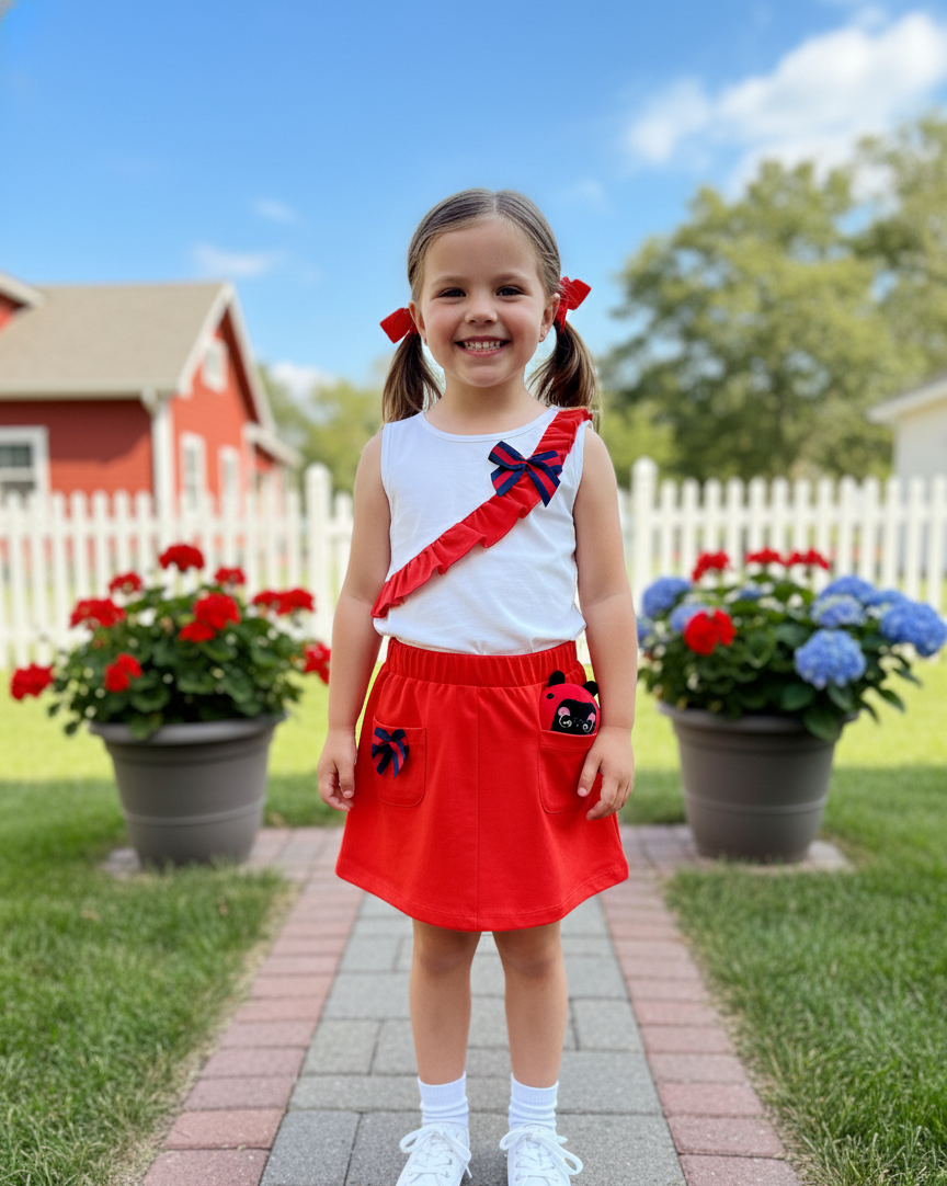 Conjunto Falda Volante Frances