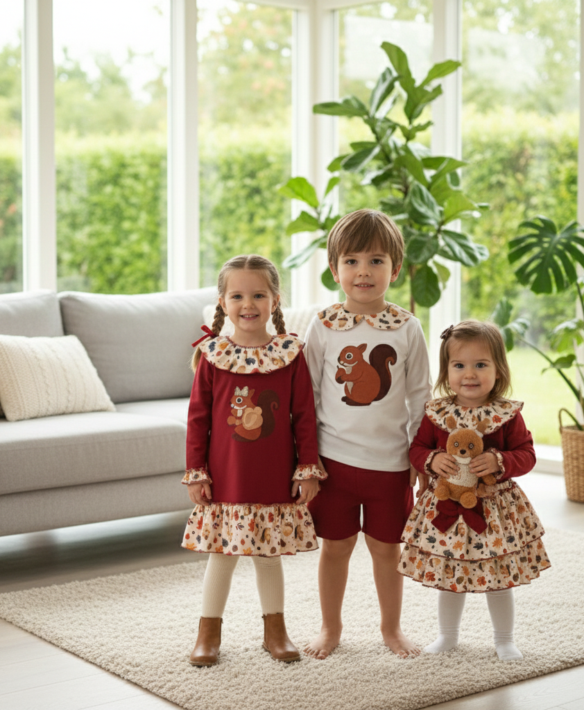 Conjunto Niño Ardilla Soñadora